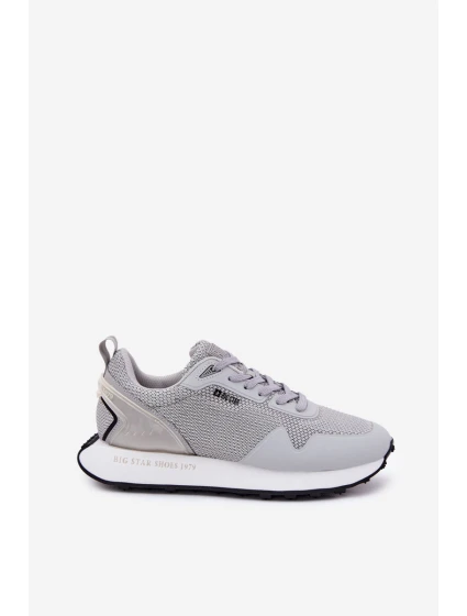 Pánské Tenisky Na Platformě Big Star model 21692136 HiPoly System Šedé - Big Star Shoes