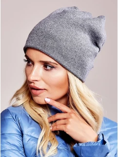 Czapka AT CZ model 19056125 ciemny szary - FPrice