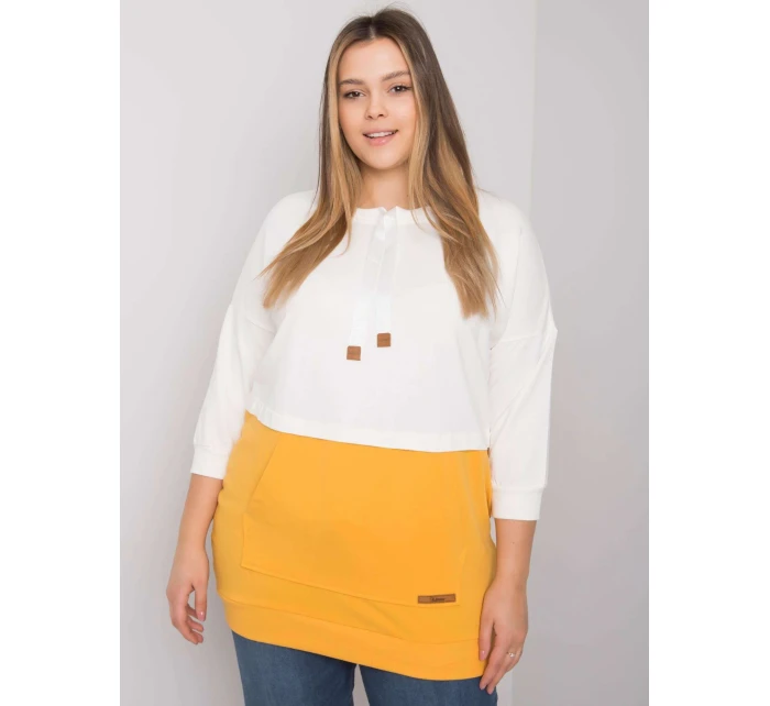 Mikina RV BL 6845.51P biela a žltá Mikina RV BL 6845.51P biela a žltá