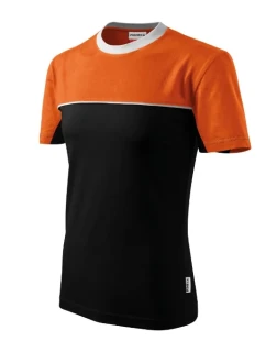 Tričko Colormix unisex oranžové