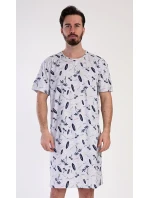 Pánska nočná košeľa s krátkym rukávom Surfovanie