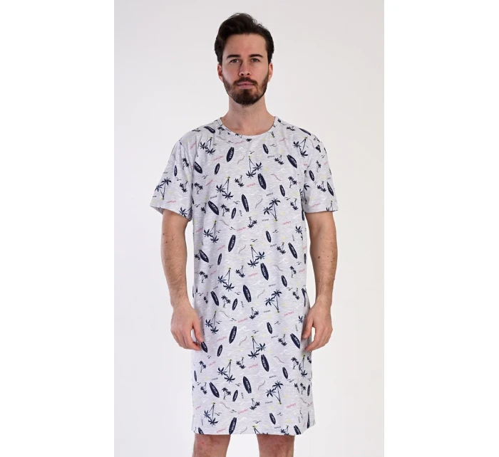 Pánska nočná košeľa s krátkym rukávom Surfovanie