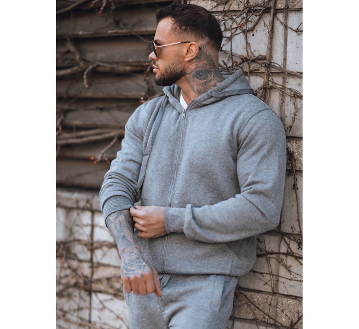 Pánské tmavě šedé tepláky Dstreet model 21969501 - FashionStreet