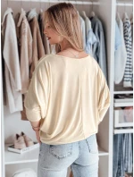 Dámska oversize maslová blúzka s príveskom LUZVIA béžová FashionStreet RY2773 Dámska oversize maslová blúzka s príveskom LUZVIA béžová FashionStreet RY2773