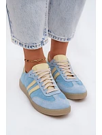 Zazoo N1068 Semišové Nízké Damské Tenisky Modré