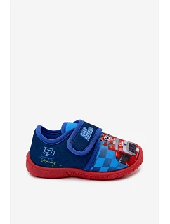 Detské papuče na suchý zips Psi Patrol, tmavomodré