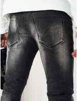 Pánske čierne džínsové nohavice Dstreet UX4236