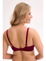 Dámská podprsenka  Bordó  model 21886415 - Gaia