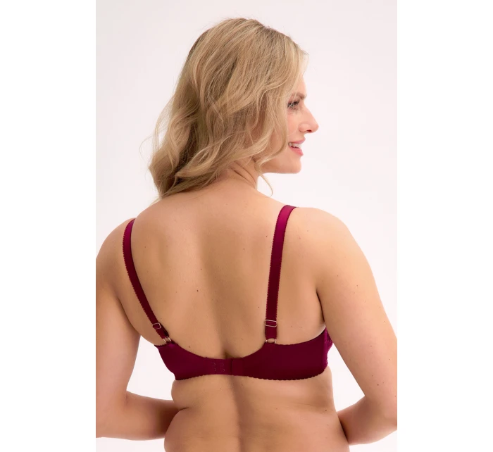 Dámská podprsenka  Bordó  model 21886415 - Gaia