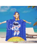 PončoBavlnené svetové detské plážové pončo s kapucňou 60x60 PončoBavlnené svetové detské plážové pončo s kapucňou 60x60