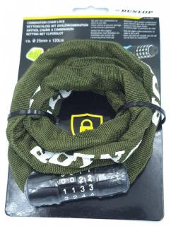 KĽÚČENKA NA BICYKEL DUNLOP 120 CM DLHÁ - KHAKI