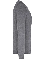 JN Dámský svetr s výstřihem do V 02.0 grey heather model 22487848 - Daiber