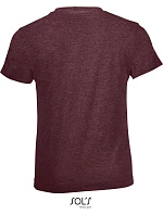 SOL'S Regent Fit Kids Detské tričko 25.1183 melírované v odtieni oxblood SOL'S Regent Fit Kids Detské tričko 25.1183 melírované v odtieni oxblood