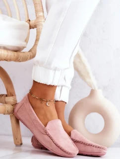 Dámské Semišové Mokasíny růžove Morreno