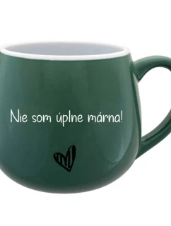 Nie som úplne mŕtvy! - zelený keramický hrnček 300 ml