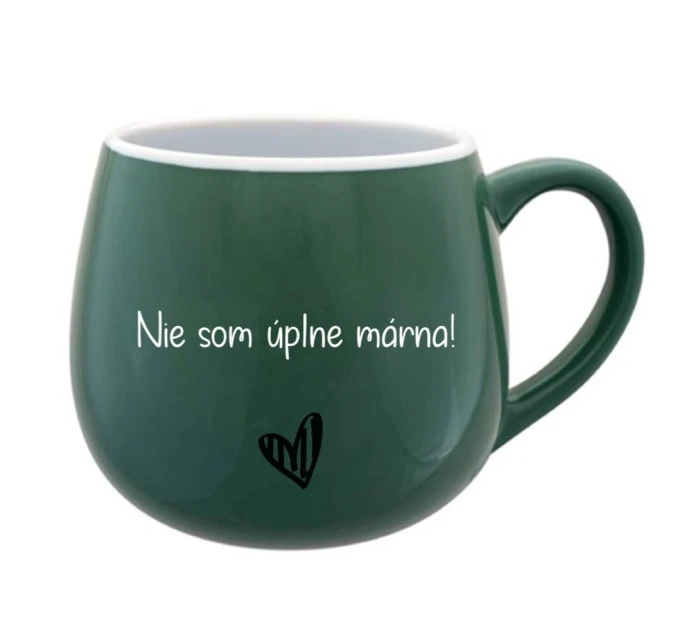 Nie som úplne mŕtvy! - zelený keramický hrnček 300 ml