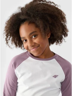 Dievčenské nohavice Regular Plain Sleeve Long Sleeve 4F Junior 4FJWAW24TLONF291-51S