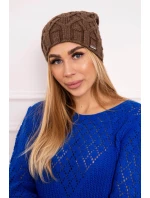 Fleecová čiapka Sonia K201 hnedá
