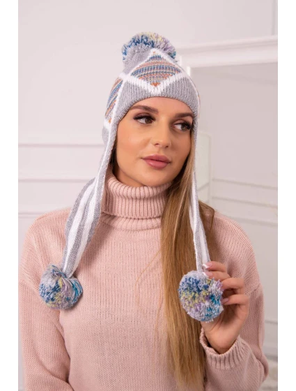 Dámská klapka na uši Eunika model 18751817 - K-Fashion Dámská klapka na uši Eunika model 18751817 - K-Fashion