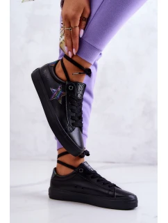 Kožené tenisky Star Big Star model 21580383 Black - Big Star Shoes