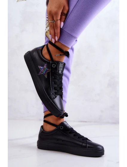 Kožené tenisky Star Big Star model 21580383 Black - Big Star Shoes