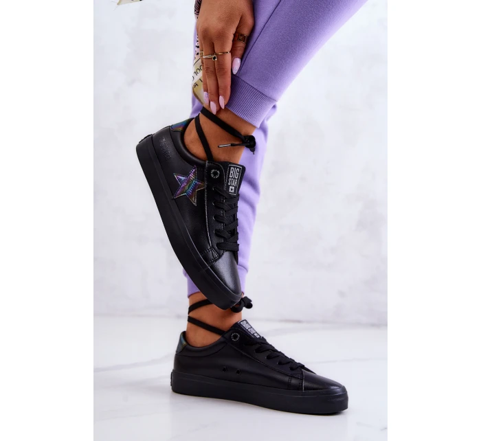 Kožené tenisky Star Big Star model 21580383 Black - Big Star Shoes