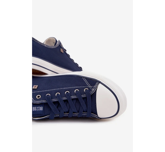 Pánské Nízké Tenisky Big Star Tmavě Modré model 21705211 - Big Star Shoes Pánské Nízké Tenisky Big Star Tmavě Modré model 21705211 - Big Star Shoes