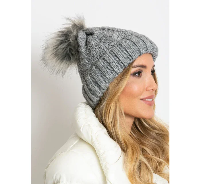 Dámská čepice AT CZ model 14831946 šedá - FPrice