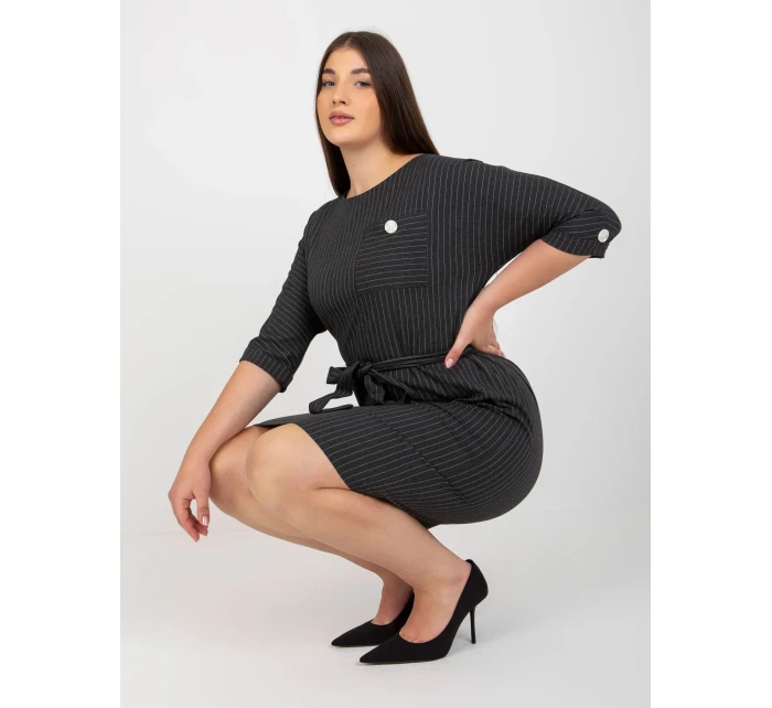 Dámské šaty LK SK model 17821304 tmavě šedé - FPrice