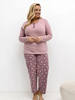 Pohodlné pyžamo pre plnoštíhly model 221186 Forever Pink