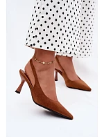 Sandály na podpatku model 228958 Step in style Sandály na podpatku model 228958 Step in style