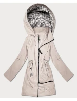 Dámska bunda s rovnou podšívkou Goodlookin light beige (KK60409-5#)