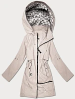 Dámska bunda s rovnou podšívkou Goodlookin light beige (KK60409-5#)