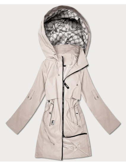 Dámska bunda s rovnou podšívkou Goodlookin light beige (KK60409-5#)