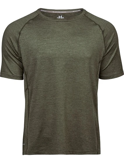 Tee Jays TJ 7020 Pánske športové tričko CoolDry® 18.7020 olivovo-melírované Tee Jays TJ 7020 Pánske športové tričko CoolDry® 18.7020 olivovo-melírované