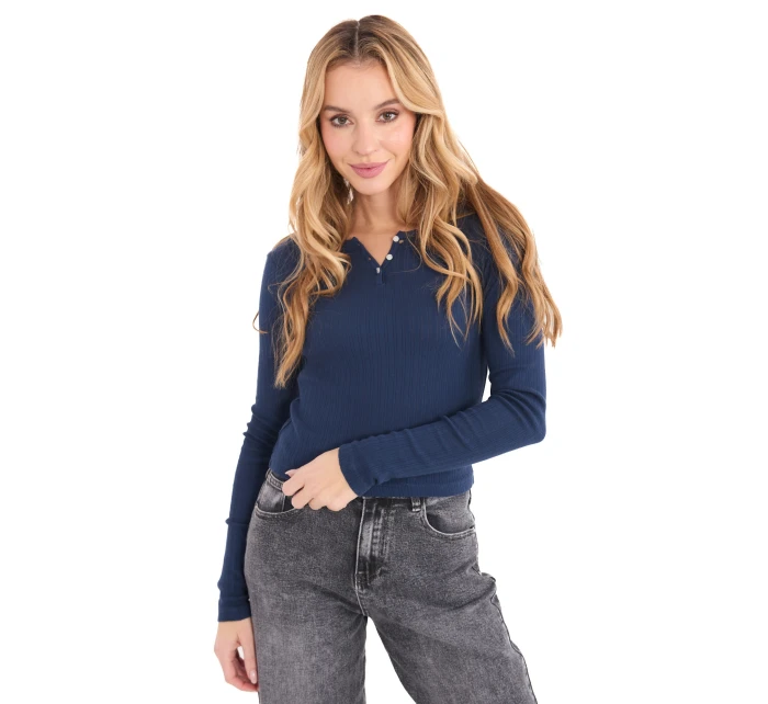 Blúzka WT BZ A1158.13 tmavomodrá