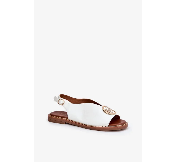 Dámské sandály bílé model 21151455 - Yolera