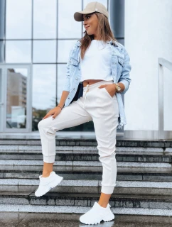 Dámske manšestrové nohavice MARIE béžová FashionStreet UY1576