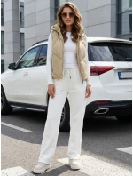 Dámska prešívaná vesta LIKEHUGS beige FashionStreet TY4979