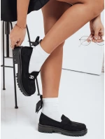 Dámské černé semišové mokasíny Dstreet model 21992455 - FashionStreet