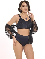 Mäkká podprsenka s kosticami Viki Zuza 586 Night Blue 80-95