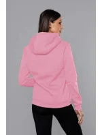 Ružová dámska tepláková mikina (W02-20) Ružová dámska tepláková mikina (W02-20)