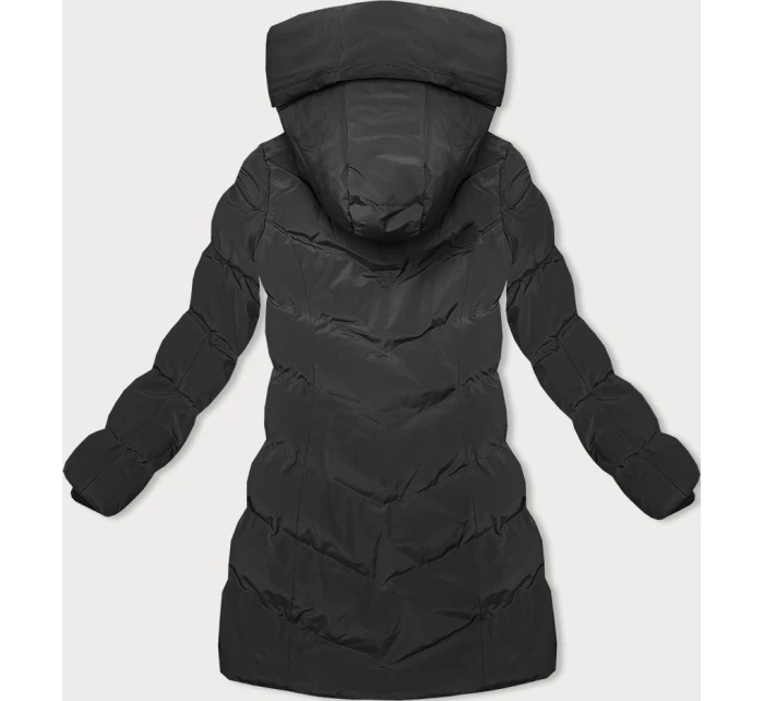 Černá zimní bunda s kapucí model 21246061 - LHD