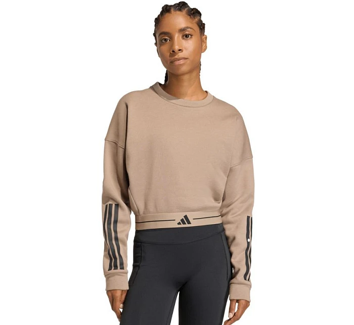 Dámská mikina  béžová model 21953670 - ADIDAS