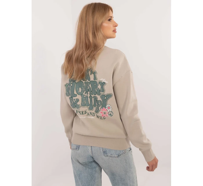 Bluza model 20686503 beżowy - FPrice Bluza model 20686503 beżowy - FPrice