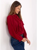 MI KS košeľa A2818.09 bordová