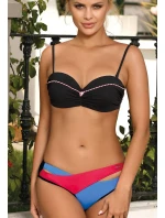 Plavky Magnolia Nero-Ortensia Blu-Fresia M-584 (12) - Marko Plavky Magnolia Nero-Ortensia Blu-Fresia M-584 (12) - Marko