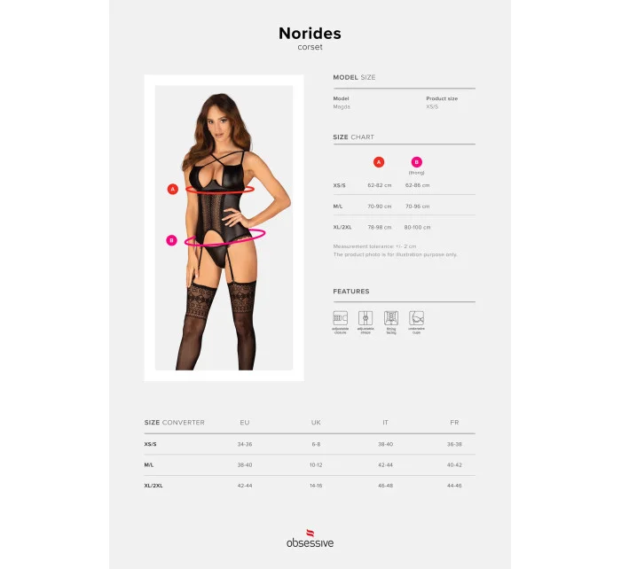Neobyčajný korzet Norides corset - Obsessive