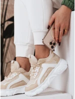 dámské tenisky béžové model 21964445 - Dstreet dámské tenisky béžové model 21964445 - Dstreet