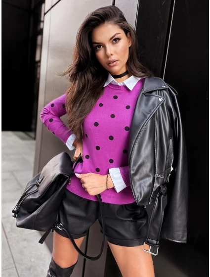 Dámský svetr fialový Dstreet model 21970867 - FashionStreet